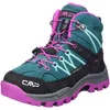 Image de CMP Rigel Mid Trekking Shoe WP, Chaussures de Marche, Lake Pink Fluo, 34 EU