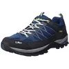 Image de CMP Man Rigel Low Trekking Shoe WP Homme Chaussures de randonnée, Bleu Foncé Gris Cosmo Plutone, 48 EU