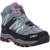 Image de CMP Rigel Chaussures de Randonnée Unisexe - Enfants, Mineral Green Purple Fluo, 29 EU