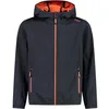 Image de CMP - Veste softshell légère pour enfants avec capuche fixe, Anthracite, 140