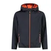 Image de CMP - Veste softshell légère pour enfants avec capuche fixe, Anthracite, 152