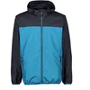 Image de CMP - Veste imperméable à capuche pour hommes, Bleu poussiéreux, 54
