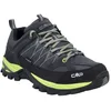 Image de CMP Rigel Low Trekking Shoes WP Homme Chaussures de randonnée, Gris Vert Lime Antracite Limegreen, 44 EU