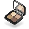 Image de KIKO Milano Bright Quartet Eyeshadow Palette 01 | Palette Avec 4 Ombres À Paupières Cuites Pour Utilisation Sèche Et Humide