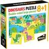 Image de HEADU - Puzzle 8+1 Dinosaurs - Grandes Pièces Double Face | Puzzle Educatifs 2 3 4 5 Ans, Jeux Éducatifs pour Enfants, Jeux Didactiques, Cadeau Enfants, Made in Italy