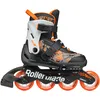 Image de Rollerblade Microblade SL Rollers en Ligne pour garçon Noir/Orange Pointure 33-36,5