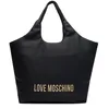 Image de Love Moschino SAC PU GRS NOIR+HAMMERED LOGO, Noir, Taille unique