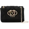 Image de Love Moschino SAC EMBOSSED VELOUR PL NOIR, Noir, Taille unique