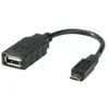 Image de Nilox Ro11.02.8311 Adaptateur de câble Adaptateur pour Cable (Micro-USB B, USB 2.0 A, mâle/Femelle, Noir)