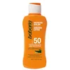 Image de Babaria - Lait solaire SPF50+ UVA-UVB et infrarouge, accélérateur de bronzage, contient de l'aloe vera, résistant à l'eau, végétalien, unisexe - 100 ml