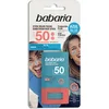 Image de Babaria   Stick Solaire Visage SPF50 Bleu   20 g | Couleur Bleue | Surf Stick | Très Haute Protection | Adapté Aux Zones Sensibles et Aux Tatouages | Résistant à L’Eau | 100% Vegan
