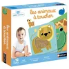 Image de Nathan - Les Animaux à Toucher - Eveil Sensoriel - Jeu Educatif et de Mémoire - Pour Des Moments en Famille - Toucher, Caresser, Manipuler - Pour Bébé dès 12 mois