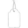 Image de APLI Boite de 1000 étiquettes bijouterie à fil 18x29 mm Blanc