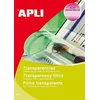 Image de Apli 859 Boîte de 100 films transparents pour Photocopieur Taille Unique