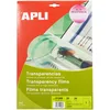 Image de Apli 001268 20 Films Transparent pour Imprimante Laser, 210 x 297 mm