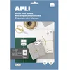 Image de APLI Etui 440 étiquette 48,5x25,4 mm (44 x 10F A4) Multi-usage Coin Droit Permanent Blanc