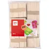 Image de APLI Kids 17454 - Sachet de 800 Batons en Bois Naturel de tailles Assorties