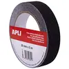 Image de Apli 18811   Ruban adhésif antidérapant de 25 mm x 5 m en PVC résistant de couleur noire. Utilisation intérieure et extérieure.