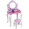 Image de Chicos - Coiffeuse Enfant Fille Top Star | Jeu d'imitation | Coiffeuse avec Miroir et Tabouret Jouet | 12 Accessoires (87398)