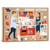Image de Molto Cuisine En Bois Pour Enfants Avec 10 Accessoires Jouet éducatif