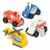 Image de Molto Coffret De 4 Camions En Bois