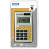 Image de Milan Calculatrice 8 Chiffres Orange Et Grise Avec Couverture En Blister