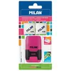 Image de Milan Taille-crayon Touch Duo Avec Gomme + 2 Gommes De Rechange
