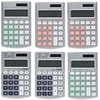 Image de MILAN 159506SL Afficher 6 calculatrices 10 chiffres Argent Assortiment de couleurs de poche
