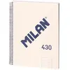 Image de Milan Carnet à Spirale Avec Papier Ligné 80 Feuilles A4 Série 1918