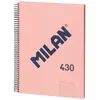 Image de Milan Cahier Avec Spirale Métallique Papier Millimétré 80 Feuilles A4 Série 1918