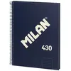 Image de Milan Cahier à Spirale Papier Ligné 80 Feuilles A4 Série 1918