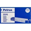 Image de Petrus agrafes, Pour agrafer jusqu'à 30 feuilles, long de 6 mm, 1000 agrafes, Modèle 22/6, 55721