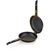 Image de BRA Efficient Duo | Poêle à Omelette Double Pommes de Terre, Diamètre 26 cm, Fonte d'Aluminium, Triple Couche Antiadhésive, 100% Sans PFOA, Pour Tous Types de Cuisinières