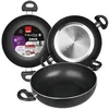 Image de IBILI - Poêle Honda avec 2 poignées Inducta, 36 cm, Aluminium, Antiadhésif, Compatible avec l’induction