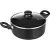 Image de IBILI - Casserole avec couvercle en verre, Aluminium, 20 cm, Antiadhésif, Compatible avec l’induction
