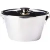 Image de Ibili - 651620 - Flanero avec Couvercle et Verrouillage en Acier Inoxydable 20 cm