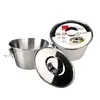 Image de Moule à Flan et Pudding en acier inoxydable 20 cm Ibili