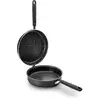 Image de IBILI - Poêle à tortillas Natura, 20 cm, Aluminium, Antiadhésif style pierre, Compatible avec l’induction