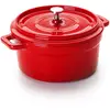 Image de IBILI - Mini cocotte ronde rouge, 13 x 8 cm, Fonte, Compatible avec l’induction
