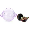 Image de Ibili 828918 Moule MAGNETIQUE 3D pour Sphère en Chocó, Polycarbonate, Transparent, 24 x 24 x 12 cm
