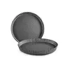 Image de Moule à tarte cannelé perforé antiadhérent avec fond amovible 28 cm Ibili