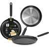 Image de IBILI - Poêle à crêpes Fusion, 22 cm, Aluminium, Antiadhésif, Compatible avec l’induction