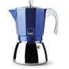 Image de IBILI Elba Blue Cafetière express, 9 tasses, 450 ml, fonte d'aluminium, base en acier inoxydable, convient pour induction