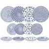 Image de Service d'assiettes Armonia Bleu 12 pièces Ibili