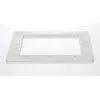 Image de Gre AR502 - Joint Double de Rechange pour Skimmer. Garantit l'étanchéité de l'eau. Dimensions : 205 x 195 x 0,5 cm.