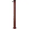 Image de GRE DSALR32W - Douche Solaire Aluminium Ronde 32L Imitation Bois