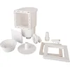 Image de Gre AR100 - Skimmer pour Piscine Standard + buse de refoulement de Couleur Blanche & AR521 - Joint Double pour Skimmer + 2 Joints Valve Retour