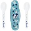Image de Set 2 Cuillères Avec Boitier De Transport Mickey Bleu