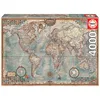 Image de Educa - Puzzle - Mapamundi Historico - Puzzle Carte du Monde 4000 Pieces (14827)