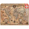 Image de Educa - Puzzle Cartes du Monde Historiques | Puzzle 1000 pièces pour Adultes | À partir de 14 Ans (15159)